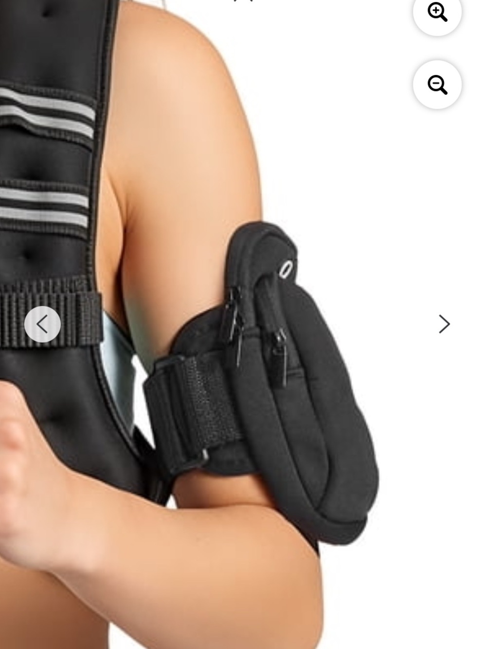 Black Armband Phone Holder for Running and Working Out NWT